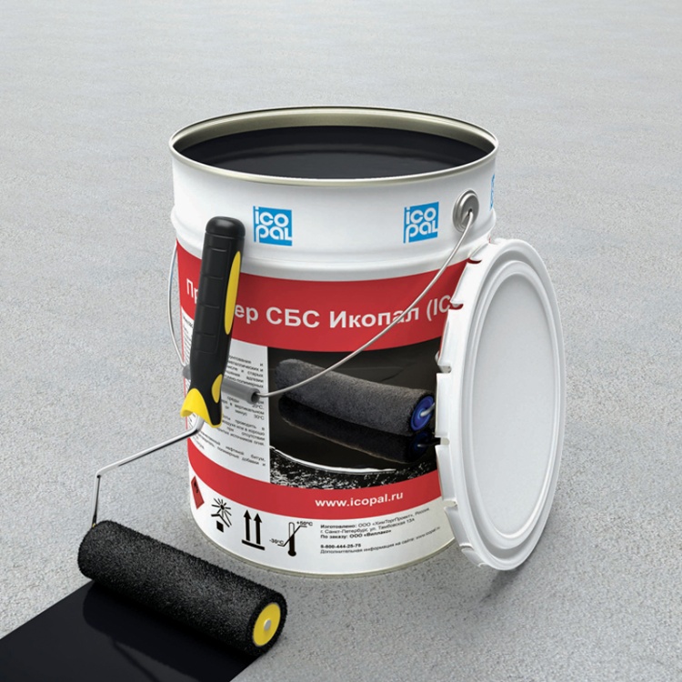 Мастика СБС ICOPAL, банка 18кг